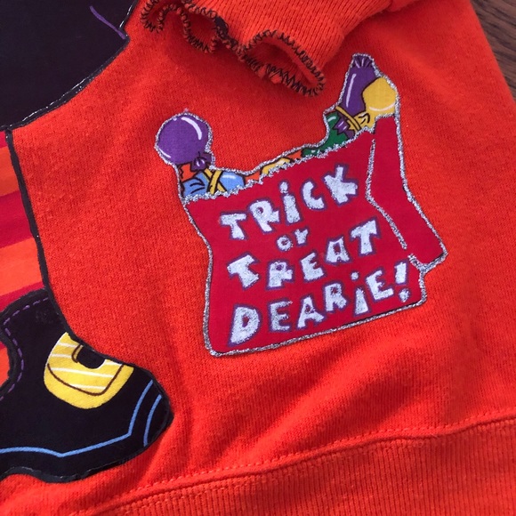 Vintage Jerzees Halloween Witch Cat Crewneck Sweatshirt - Picture 5 of 11